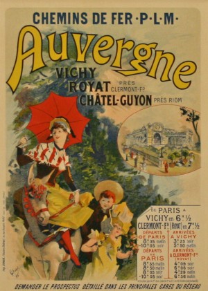 Auvergne Original French Poster